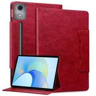 For Lenovo Xiaoxin Pad Pro 12.7 2025 Cat Buckle Leather Tablet Case(Red)