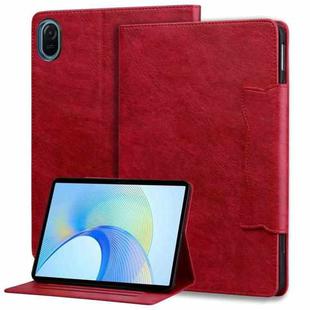 For Honor Pad 8 Cat Buckle Leather Tablet Case(Red)