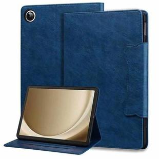 For Samsung Galaxy Tab A8 10.5 Cat Buckle Leather Smart Tablet Case(Royal Blue)