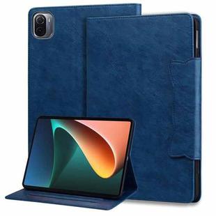 For Xiaomi Pad 5 Cat Buckle Leather Tablet Case(Royal Blue)