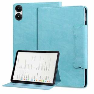 For Xiaomi Redmi Pad SE 11 2025 Cat Buckle Leather Tablet Case(Sky Blue)