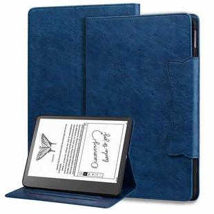 For Amazon Kindle Scribe 10.2 inch 2022 Cat Buckle Leather Tablet Case(Royal Blue)