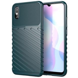 For Xiaomi Redmi 9A Thunderbolt Shockproof TPU Soft Case(Green)