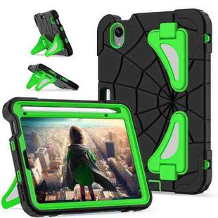 For iPad mini 2024 / mini 6 Silicone + PC Shockproof Protective Tablet Case(Black Green)