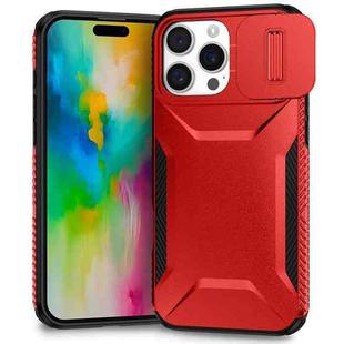 For iPhone 16 Pro Sliding Camshield Phone Case(Red)