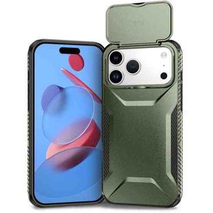 For iPhone 17 Pro Max Sliding Camshield Phone Case(Alpine Green)