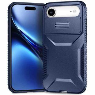 For iPhone 17 Air Sliding Camshield Phone Case(Blue)