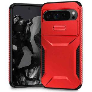 For Google Pixel 9 Pro XL Sliding Camshield Phone Case(Red)