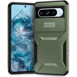 For Google Pixel 8 Pro Sliding Camshield Phone Case(Alpine Green)