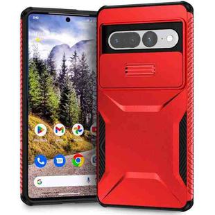 For Google Pixel 7 Pro Sliding Camshield Phone Case(Red)