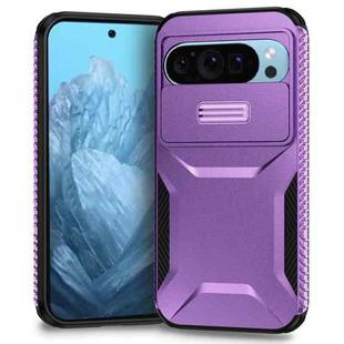 For Google Pixel 10 Pro / 10 / 9 Pro Sliding Camshield Phone Case(Purple)