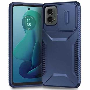 For Motorola Moto G 5G 2024 Sliding Camshield Phone Case(Blue)