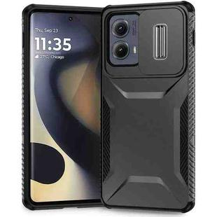 For Motorola Edge 5G 2024 Sliding Camshield Phone Case(Black)