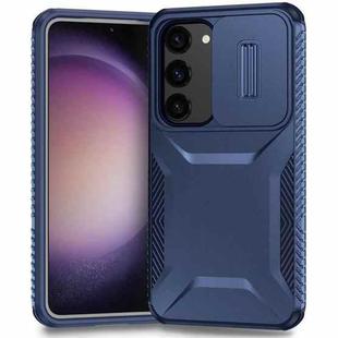 For Samsung Galaxy S23 FE 5G Sliding Camshield Phone Case(Blue)