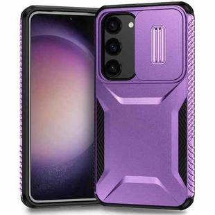 For Samsung Galaxy S23 FE 5G Sliding Camshield Phone Case(Purple)