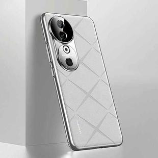 For vivo S19 Plain Leather PC Phone Case(White)