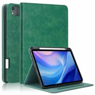 For iPad Air 11 2024 / Pro 11 2022 Front Stand Smart TPU Leather Tablet Case(Green)