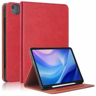 For iPad Air 13 2024 Front Stand Smart TPU Leather Tablet Case(Red)