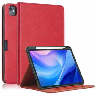 For iPad Pro 11 2024 Front Stand Smart TPU Leather Tablet Case(Red)