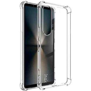For Sony Xperia 1 VI imak Shockproof Airbag TPU Phone Case(Transparent)