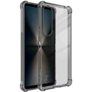 For Sony Xperia 1 VI imak Shockproof Airbag TPU Phone Case(Transparent Black)