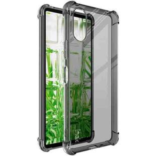 For Sony Xperia 10 VI imak Shockproof Airbag TPU Phone Case(Transparent Black)