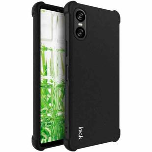 For Sony Xperia 10 VI imak Shockproof Airbag TPU Phone Case(Matte Black)