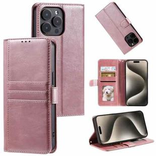 For Xiaomi Redmi 13 4G Simple 6-Card Wallet Leather Phone Case(Rose Gold)