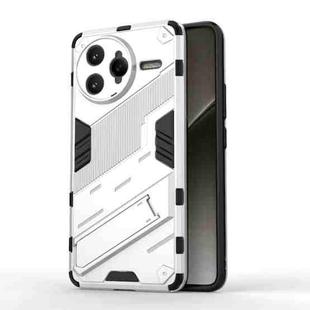 For Redmi K80 Pro Punk Armor 2 in 1 PC + TPU Phone Case with Holder(White)