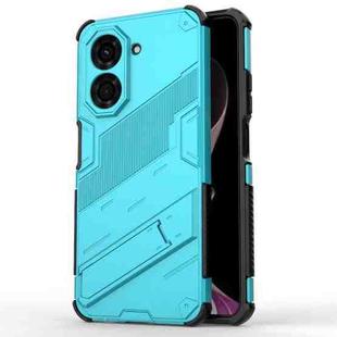 For Redmi A5 4G 171.1mm / Poco C71 Punk Armor 2 in 1 PC + TPU Phone Case with Holder(Blue)