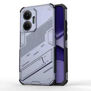 For Redmi Turbo 4 Pro Punk Armor 2 in 1 PC + TPU Phone Case with Holder(Grey)