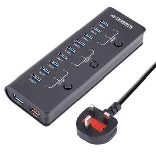 ORICO CRU3-H9C1 10 Port USB3.0 12V 4A HUB Power Adapter, Plug:UK Plug