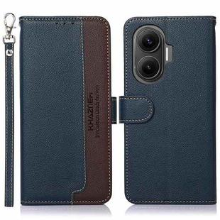 For Redmi Turbo 4 Pro KHAZNEH Litchi Texture Leather RFID Phone Case(Blue)