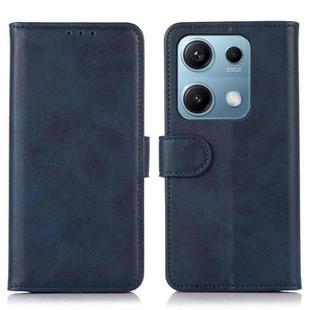 For Redmi Note 14S 4G Cow Texture Leather Phone Case(Blue)