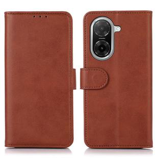 For Redmi A5 4G 171.7mm / Poco C71 Cow Texture Leather Phone Case(Brown)