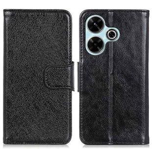 For Xiaomi Redmi 13 4G Nappa Texture Horizontal Flip Leather Phone Case(Black)