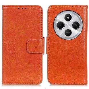 For Redmi 14C 4G Nappa Texture Horizontal Flip Leather Phone Case(Orange)