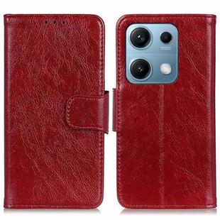 For Redmi Note 14S 4G Nappa Texture Horizontal Flip Leather Phone Case(Red)