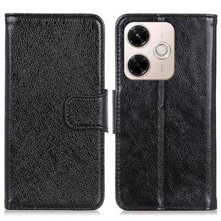 For Redmi 13x Nappa Texture Horizontal Flip Leather Phone Case(Black)