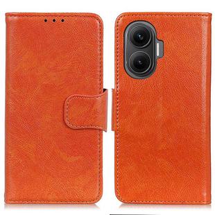 For Redmi Turbo 4 Pro Nappa Texture Horizontal Flip Leather Phone Case(Orange)