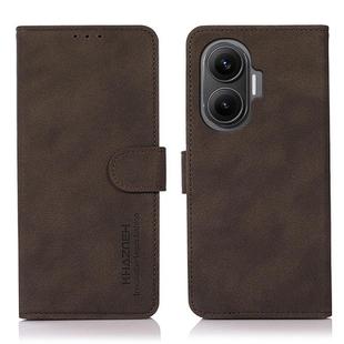 For Redmi Turbo 4 Pro KHAZNEH Matte Texture Leather Phone Case(Brown)