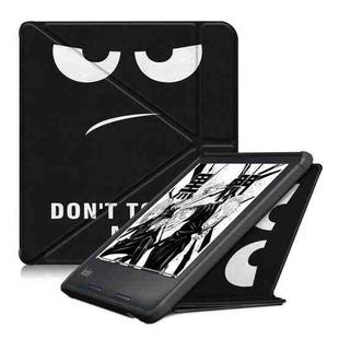 For Kobo Libra Colour 2024 Solid Color Deformation TPU Leather Smart Tablet Case(Big Eyes)