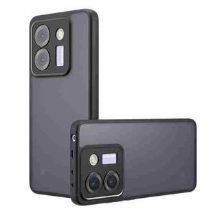 For Xiaomi Poco M7 Pro 5G Armor Precise Hole PC Hybrid TPU Phone Case(Frosted Black)