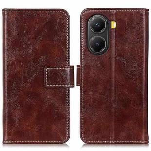 For Redmi Turbo 4 Retro Crazy Horse Texture Leather Phone Case(Brown)