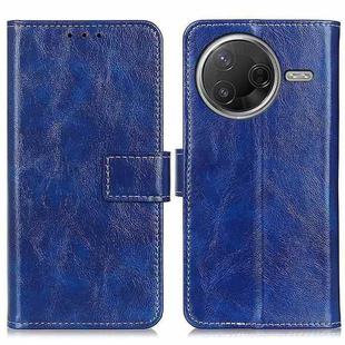 For Redmi K80 / K80 Pro Retro Crazy Horse Texture Leather Phone Case(Blue)