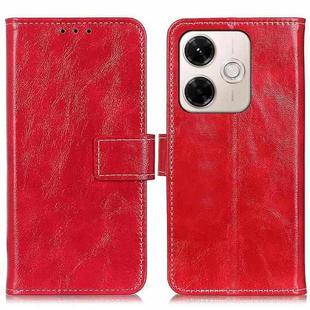 For Redmi 13x Retro Crazy Horse Texture Leather Phone Case(Red)