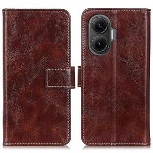 For Redmi Turbo 4 Pro Retro Crazy Horse Texture Leather Phone Case(Brown)
