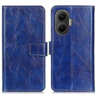 For Redmi Turbo 4 Pro Retro Crazy Horse Texture Leather Phone Case(Blue)