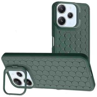 For Xiaomi Redmi 12 4G Honeycomb Radiating Lens Holder TPU Phone Case(Green)