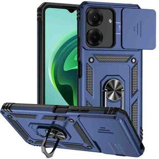 For Xiaomi Redmi 13C Sliding Camshield Holder Phone Case(Blue)